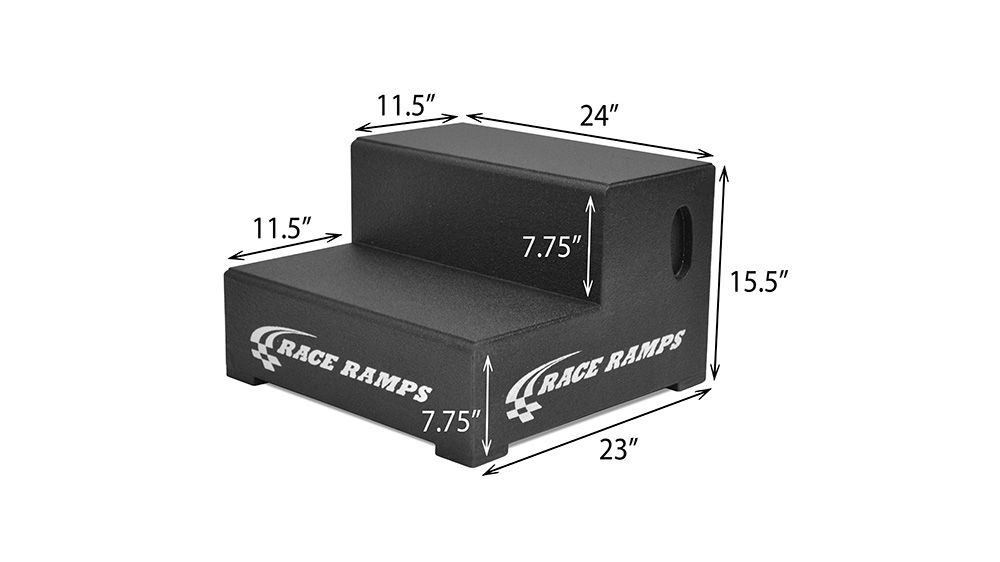 RR-2STEP-24 Race Ramps 24 Wide Two-Step Trailer Step
