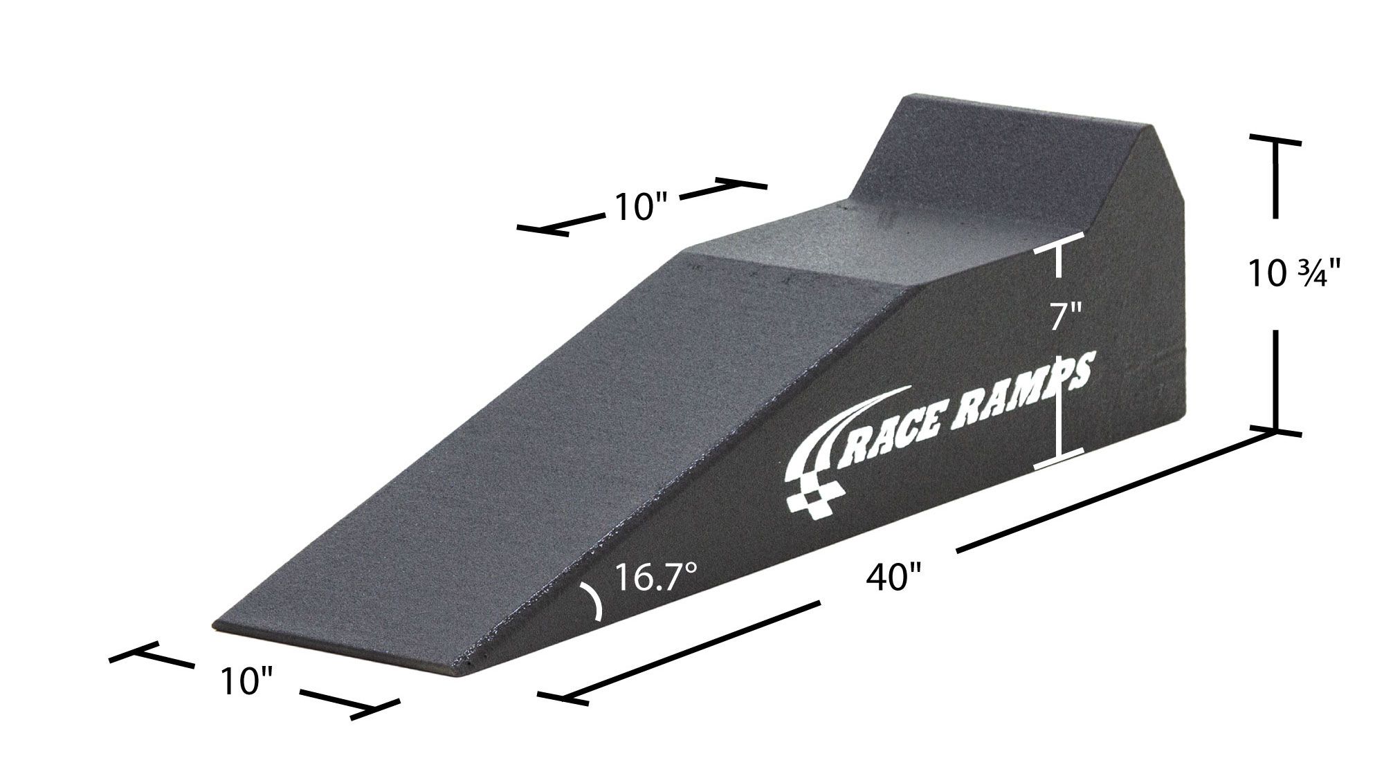 RR-40 Race Ramps 40 Solid Sports Car Service Ramps -  3000 lb per Axle  6000 lb GVW
