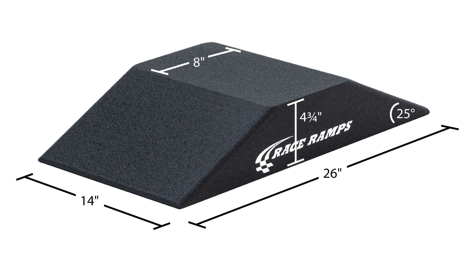 RR-SR Race Ramps Solid Car Show Ramps - 1500 lbs per Tire Capacity