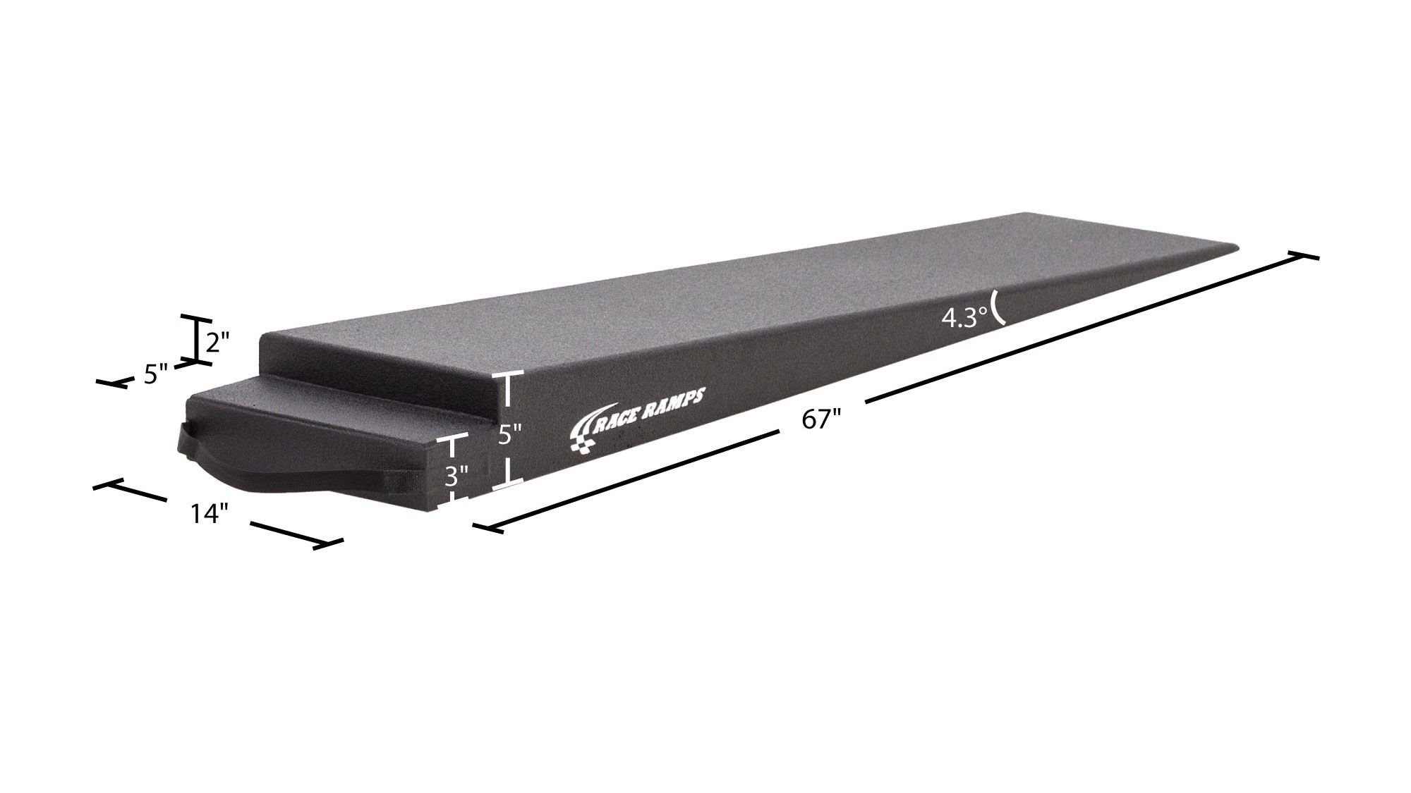 RR-TR-5 Race Ramps 5 H Trailer Ramps - 6000 lb GVW Capacity per Pair
