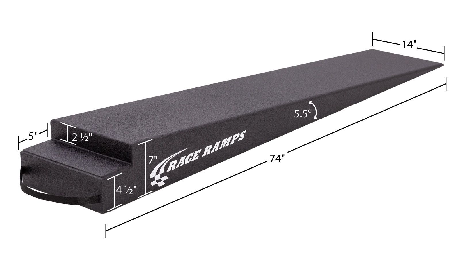 RR-TR-7 Race Ramps 7 H Trailer Ramps - 6000 lb GVW Capacity per Pair