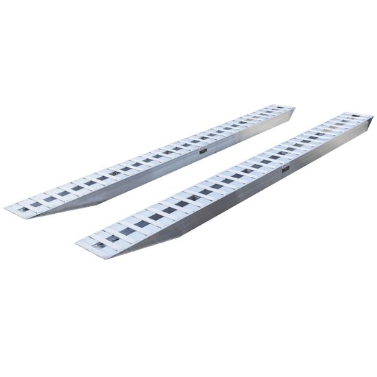 12-16-168-02 14 L x 16 W x 625 H Aluminum Ramps with Pin-On Ends - 12000 lb per axle Capacity