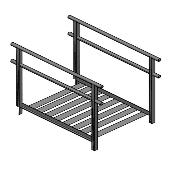 9B-STAIR Silver Spring 9-Step Adjustable Modular Stairs