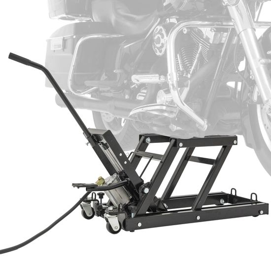 BW-0102 Black Widow AirHydraulic Motorcycle  ATV Jack - 1500 lbs Capacity