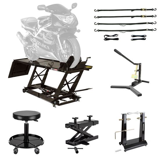 BW-SK-E Black Widow Essential Motorcycle Shop Kit