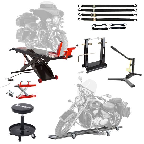 BW-SK-P Black Widow Professional Motorcycle Shop Kit