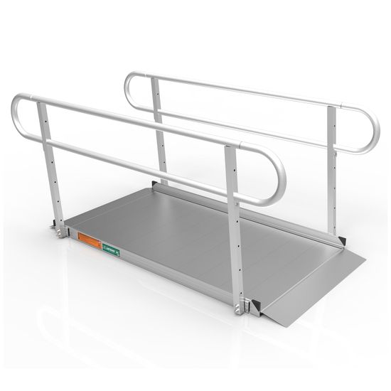 GATEWAY3G-Handrail EZ-ACCESS GATEWAY 3G Aluminum Wheelchair Access Ramp with Handrails