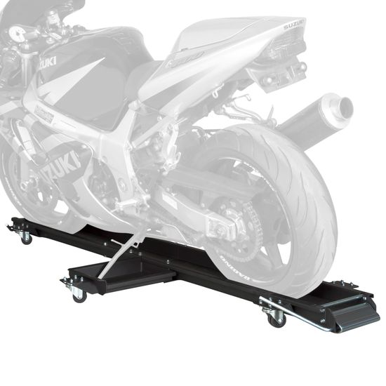 MC-DOLLY Black Widow Steel Sport Bike  Motorcycle Dolly - 1250 lbs Capacity