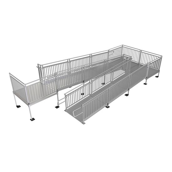 PATHWAYHD EZ-ACCESS ADA-Compliant Modular Ramps - Adjustable Height Access System