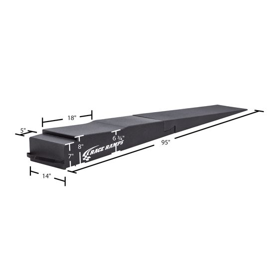 67x14 - Trailer Ramp - RR-TR-5 - 4.3 Degrees Approach | Race Ramps