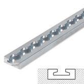 220012 1 VersaTie Recess-Mounted Track with Square Edge Series 2