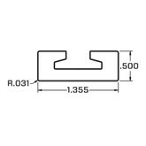 220072 6 VersaTie Recess-Mounted Track with Square Edge Series 2 1