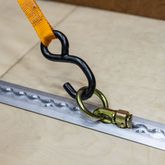 240012-DC 1 VersaTie Recess-Mounted Track with Flanged Edge Series 4 - Pre-Drilled 2