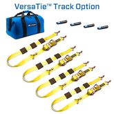 514001 2 x 10 Tire Block Strap Pack with VersaTie Track Ends - Yellow