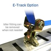 515002 2 x 10 Tire Block Strap Pack with E-Track Ends - Lime Green 3