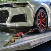 515619 2 x 8 Pro Pack Premium Tie-Down Strap Kit with 24 Axle Strap Direct Hook Ends  Chain Extensions - Lime Green 2