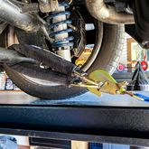 515658 2 x 8 Pro Pack Premium Tie-Down Strap Kit with 40 Axle Strap Direct Hook Ends - Lime Green 3