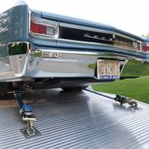 519116 2 x 6 Super Pack Tie-Down Strap Kit with Integrated Axle Straps Direct Hook Ends - Pink 2