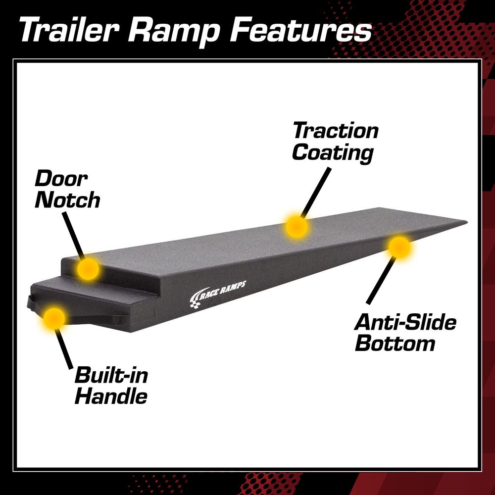 67x14 - Trailer Ramp - RR-TR-5 - 4.3 Degrees Approach | Race Ramps