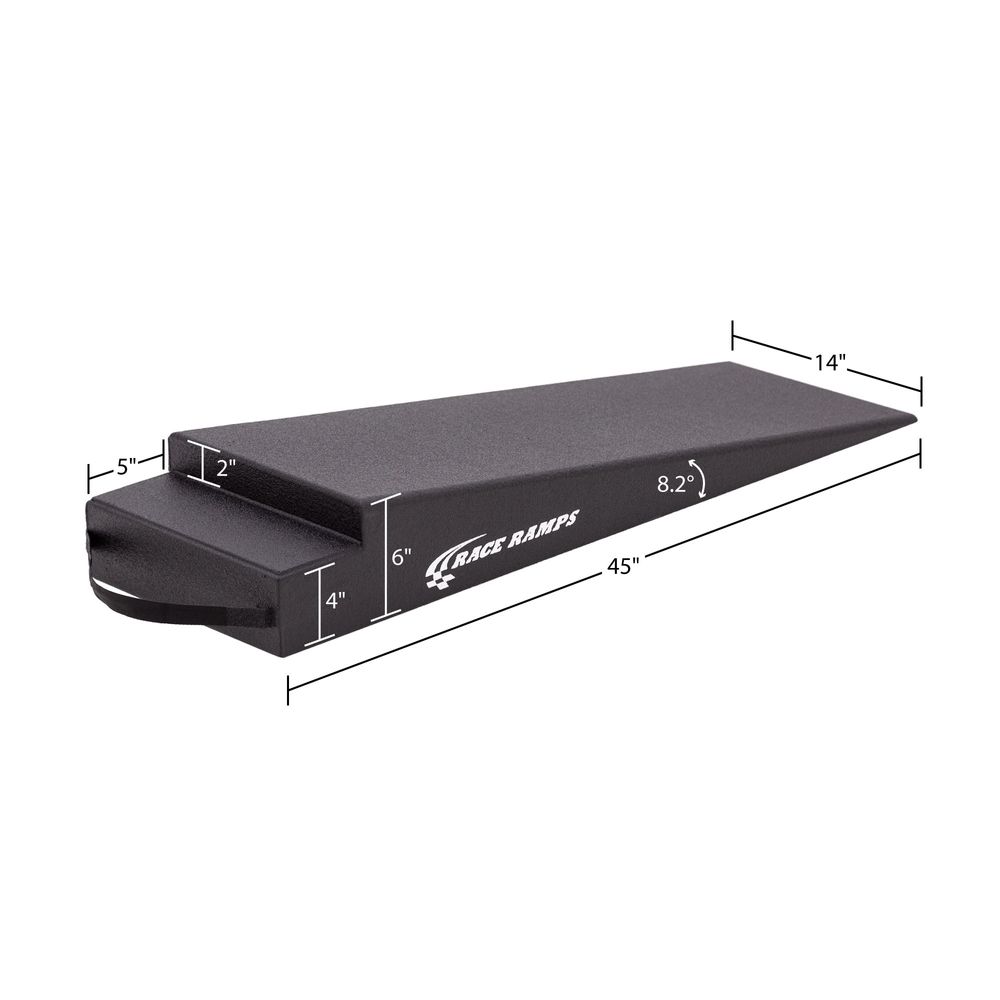 45 Angle Ramp 45x14 - Trailer Ramp - RR-TR-6 - 8.2 Degrees Approach | Race Ramps